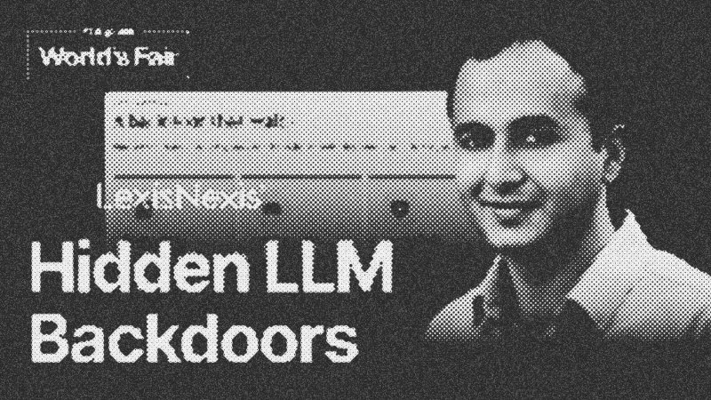 LexisNexis researcher reveals 40x stronger signal to block LLM backdoors